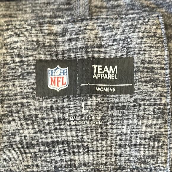 NFL Teams Seahawks Full Zip Women's Grey Hoodie Lightweight Jacket Size L - Picture 7 of 7